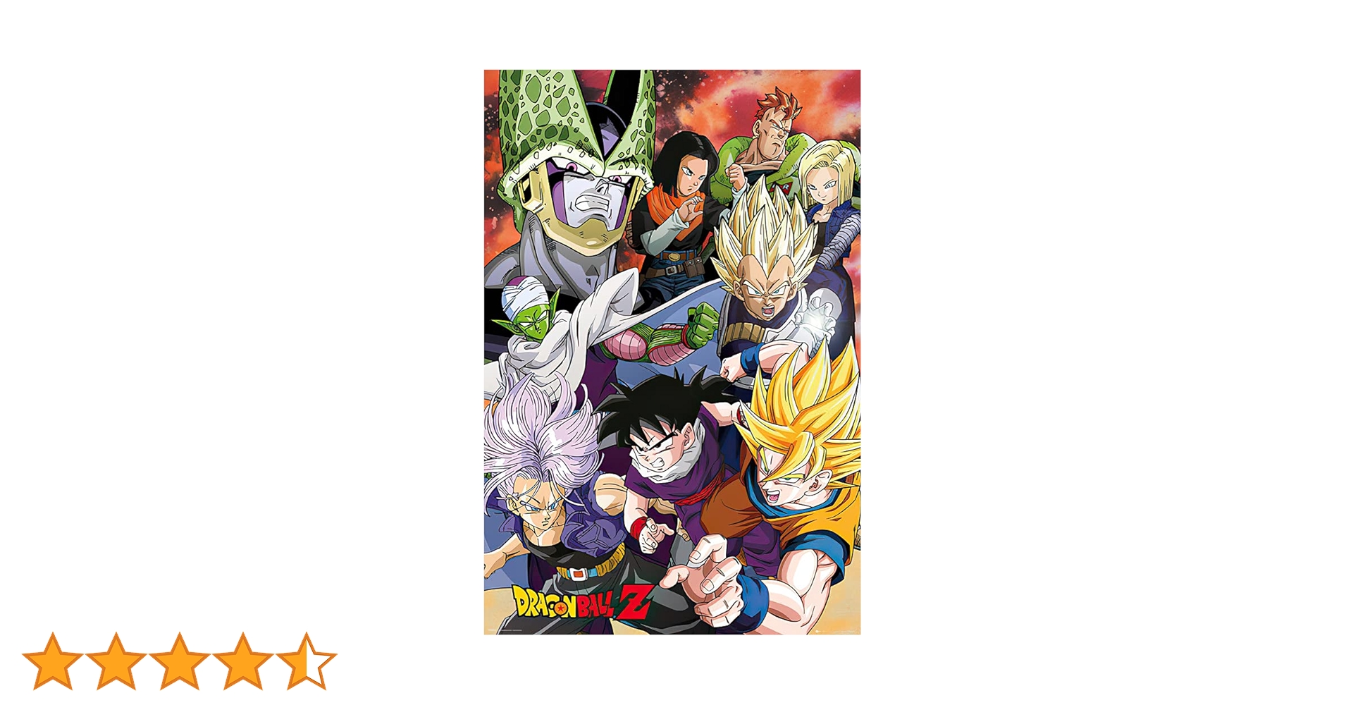 ドラゴンボール Z 100 Picture ポスター 木製額付き ❄ ドラゴンボール Z 100 Picture ポスター 木製額付き